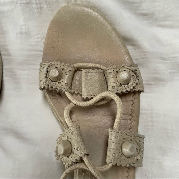 BALENCIAGA Arena Espadrille Ankle Wrap Gladiator Sandals - Picture 5 of 16